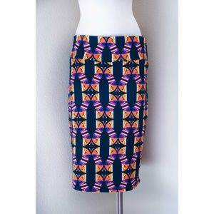 LuLaRoe Cassie Skirt Butterfly Print